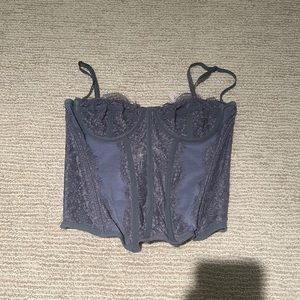 Out from under corset top